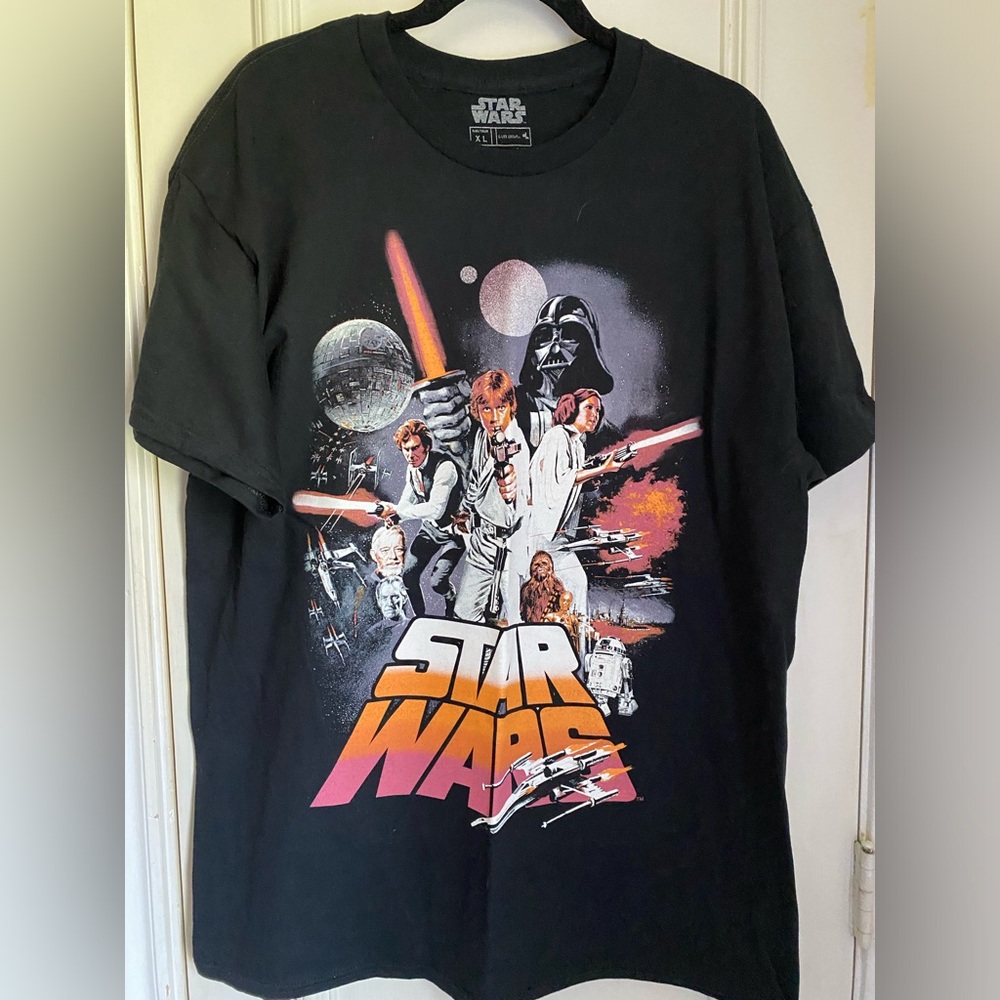 Star Wars Black Graphic Tee XL